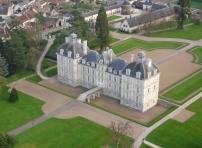Chateau of Cheverny - helicopter